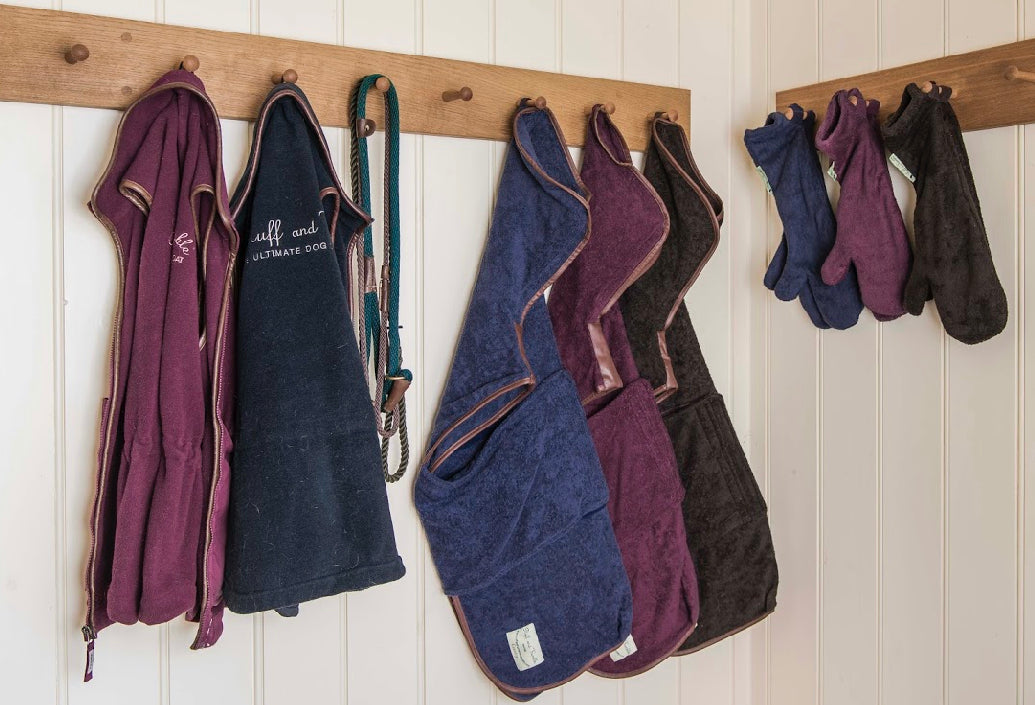 Drying Coats - Country Collection (faux leather trim)