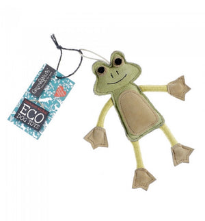 Francois Le Frog (Eco dog toy)